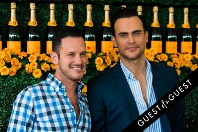 cheyenne jackson in The Sixth Annual Veuve Clicquot Polo Classic Red Carpet