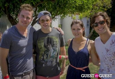 chord overstreet in The Guess Hotel Pool Party Saturday