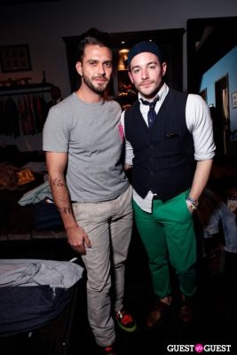 chris mcnally in Onassis Clothing and Refinery29 Gent’s Night Out