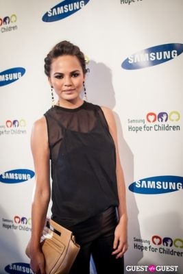 chrissy teigen in Samsung Hope For Children Gala 2013