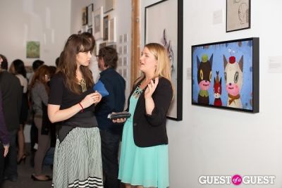 sarah gurbach in Cat Art Show Los Angeles Opening Night Party at 101/Exhibit