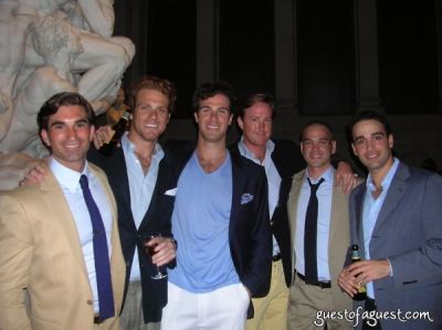 christian russell in Metropolitan Museum of Art's Young Members Summer Party