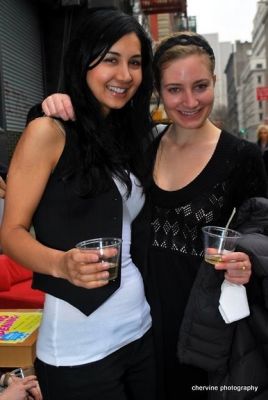 christianna ablahad in Tribeca's Housing Works new store - Grand opening