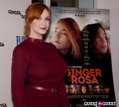 christina hendricks in FIJI and The Peggy Siegal Company Presents Ginger & Rosa Screening 