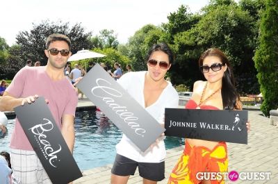 christine rangel in IvyConnect Hamptons Estate Pool Party
