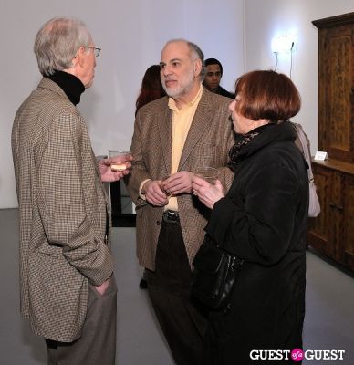 john greenberger in Retrospect exhibition opening at Charles Bank Gallery