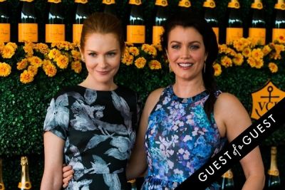 darby stanchfield in The Sixth Annual Veuve Clicquot Polo Classic Red Carpet