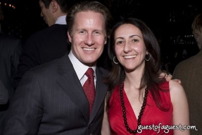 david plonsky-and-dina-pagnotta in American Heart Association Young Professionals Toast American Heart Month