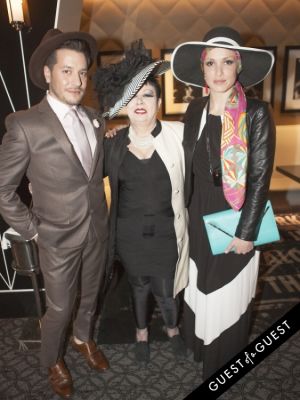 dustin lujan in Socialite Michelle-Marie Heinemann hosts 6th annual Bellini and Bloody Mary Hat Party sponsored by Old Fashioned Mom Magazine