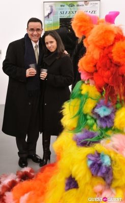 demi nunez in Bowry Lane group exhibition opening at Charles Bank Gallery