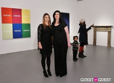 elizabeth hirsch in Retrospect exhibition opening at Charles Bank Gallery