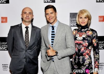 ernest kawecki in Luxury Listings NYC launch party at Tui Lifestyle Showroom