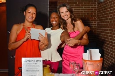 michelle hudson in Sip With Socialites July Luau Happy Hour