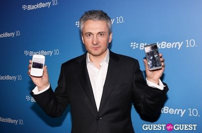franck boulben in BlackBerry Z10 Launch
