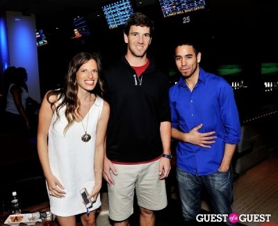 eli manning in NY Giants Training Camp Outing at Frames NYC