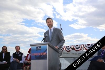 fred dixon in Hornblower Re-Dedication & Christening at South Seaport's Pier 15