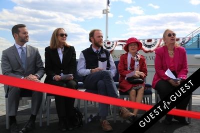 margaret chin in Hornblower Re-Dedication & Christening at South Seaport's Pier 15