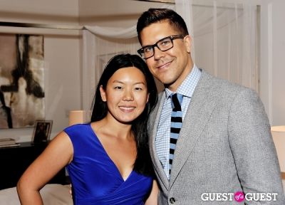 fredrik eklund in Luxury Listings NYC launch party at Tui Lifestyle Showroom