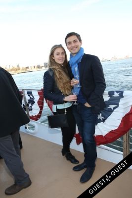 eric bouquet in Hornblower Re-Dedication & Christening at South Seaport's Pier 15