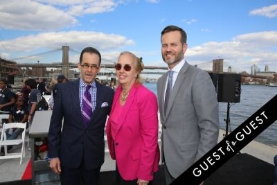gale a.-brewer in Hornblower Re-Dedication & Christening at South Seaport's Pier 15