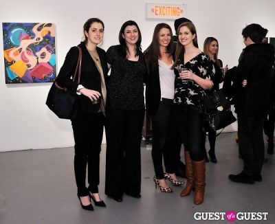 janelle in Retrospect exhibition opening at Charles Bank Gallery