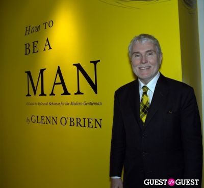 glenn obrien in How To Be A Man Book Launch