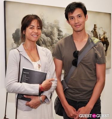 laurence sumulong in Ronald Ventura: A Thousand Islands opening at Tyler Rollins Gallery