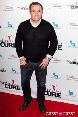 greg kelly in Stand Up for a Cure 2013 with Jerry Seinfeld