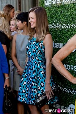 hilary swank in Michael Kors 2013 Couture Council Awards