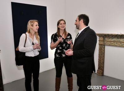 adam greenberger in Retrospect exhibition opening at Charles Bank Gallery