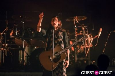 jared leto in 30 Seconds to Mars at First Unitarian Church