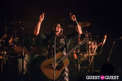 jared leto in 30 Seconds to Mars at First Unitarian Church