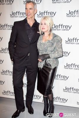 cyndi lauper in Jeffrey Fashion Cares 10th Anniversary Fundraiser