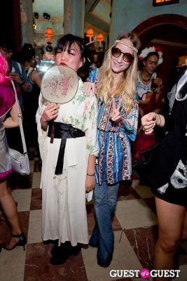 julia reinhart in Mara Hoffman & Pamela Love celebrate Halloween