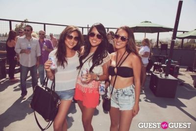 vanessa palomera in FILTER x Burton LA Flagship Store Rooftop Pool Party With White Arrows 