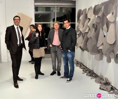 johanna barral in Ricardo Rendon "Open Works" exhibition opening