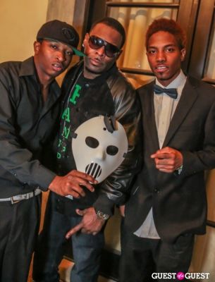 john -pimpdapen--wayne in Nick Cannon's Ncredible Haunted Mansion Party