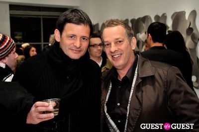 oriano galloni in Ricardo Rendon "Open Works" exhibition opening