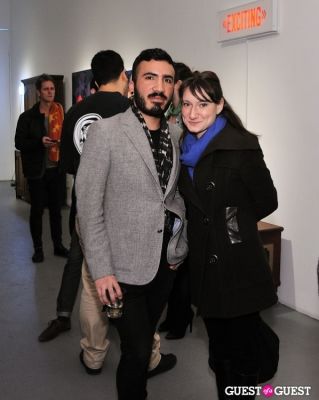 jorge baron-munoz in Retrospect exhibition opening at Charles Bank Gallery