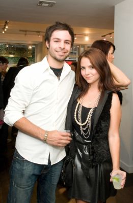 sarah flemming in cmarchuska spring/summer 2009 collection trunk show hosted by Kaight and Entertainment Sixty 6