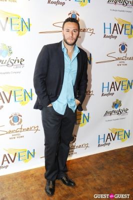 josh shames in Haven Rooftop ONE Year Anniversary