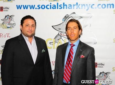 justin ross-lee in SocialSharkNYC.com Launch Party