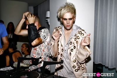 justin tranter in Semi Precious Weapons After Party.