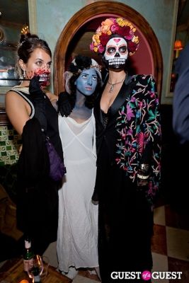 kaitia aurora in Mara Hoffman & Pamela Love celebrate Halloween