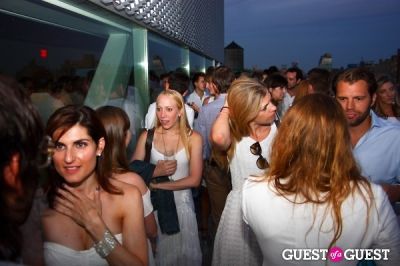 kara hade in New Museum's Summer White Party