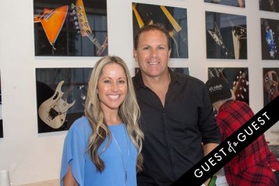 karen webb in Lisa S. Johnson 108 Rock Star Guitars Artist Reception & Book Signing
