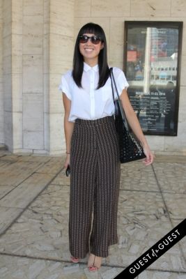 karen yung in NYFW Style From the Tents: Street Style Day 1