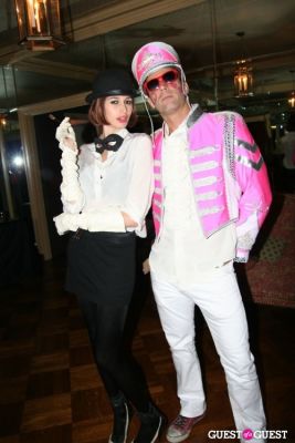 kenza fourati in Lovecat Magazine Halloween Dinner Hosted by Jessica White and Byrdie Bell