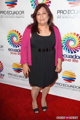 lady chavez in ProEcuador Los Angeles Hosts Business Matchmaking USA-Ecuador 2013