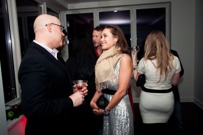 beata bohman in The Supper Club NY & Zink Magazine Host a Winter Wonderland Open House Party